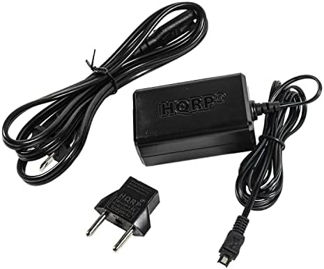HQRP Replacement AC Adapter/Charger Compatible with Sony HandyCam DCR-DVD650 DCR-PJ6 DCR-SX22 DCRDVD650 Camcorder, Desk