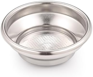 Pressurized filter basket compatible with Breville sage BES870/875/880/878/840/810 Barista Infuser bambino plus BES 500 One Cup Dual Wall Filter, 54mm coffee machine replacement accessories