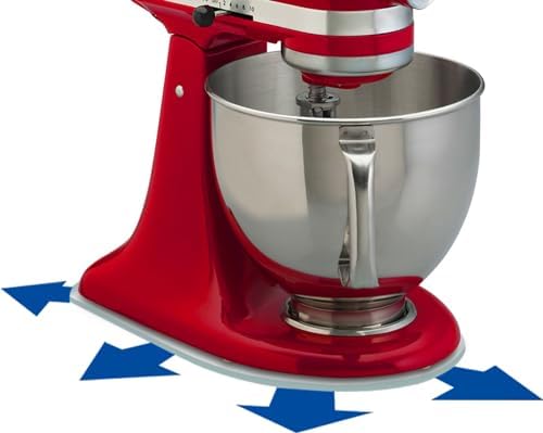 MIMORE Mixer Slider Mat for KitchenAid Stand Mixer 4.5-5 QT Tilt Head, Mixer Mat Compatible with Classic 4.5 QT KitchenAid Mixer Accessories 5 QT Artisan Kitchen Aid Mixer Slider Mat, Clear