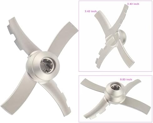Replacement Paddle Blade Compatible with Ninja Creami NC300 NC299AMZ NC301 CN305A CN301COSeries Ice Cream Makers Replacement Parts for Ninja Ice Creami Accessories Blade Paddle Replacement