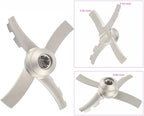 Replacement Paddle Blade Compatible with Ninja Creami NC300 NC299AMZ NC301 CN305A CN301COSeries Ice Cream Makers Replacement Parts for Ninja Ice Creami Accessories Blade Paddle Replacement