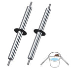 2 Pack Rolling Log Mouse Trap, Humane Live Mouse Trap Bucket, Rat Traps for House, Auto Release Catch No See Kill Trap for Mice and Rats