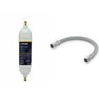 EcoPure EPINL30 5 Year in-Line Refrigerator Filter + Eastman Ice Maker Connector, 1/4 Inch