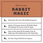 Rabbit Magic Paste Bait 8 Ounce | Irresistible Sweet Scented & Highly Attractive Lure for Rabbits Bunnies Raccoons | Good All Season Long