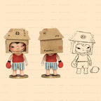 POP MART Hirono The Other One Blind Box Figures, Random Design Box Toys for Modern Home Decor, Collectible Toy Set for Desk Accessories, 1PC