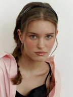 WOVOWOVO 5Pcs Leather Headbands for Women Cute Hair Bands for Women's Hair Headbands for Women Trendy Comfortable Thin Headband Womens Headbands Fashion Hair Accessories