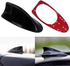 for 2015-2019 Hyundai Sonata-Elantra Ebony Shark Fin Roof Antenna Cover Silver Easy Installation and Direct Replacement (Black)