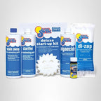 In The Swim Pool Deluxe Opening Chemical Start Up Kit - Above Ground and In-Ground Swimming Pools - Up to 15,000 White