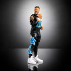 Mattel WWE Top Picks Elite Action Figure & Accessories Set, Jey USO 6-inch Collectible with Swappable Hands, Ring Gear & 25 Articulation Points
