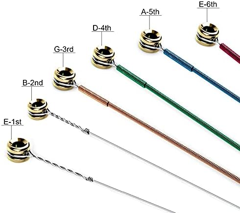 Anvin Acoustic Guitar Accessories Kit Guitar Strings Replacement Changing Tool Including Guitar Acoustic Strings, Picks, Capo, String Winder, Bridge Pins, Picks for Guitar Players Beginners (48 Pcs)