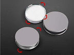 Mini Magnifying Glass 20X Folding Pocket Magnifier with Metal Protective Case Foldable Reading Magnifying Glass Portable Pocket Magnifying Glass for Reading, Inspection, Jewelry, Coins, Hobby, Travel