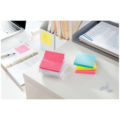 Post-it Pop-up Notes, 3x3 in, 12 Pads, America's #1 Favorite Sticky Notes, Poptimistic, Bright Colors, Clean Removal, Recyclable