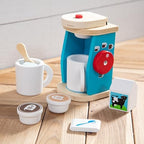 Melissa & Doug 11-Piece Brew and Serve Wooden Coffee Maker Set - Play Kitchen Accessories Pretend Play Kitchen Accessories Kids Coffee Maker Set For Girls And Boys