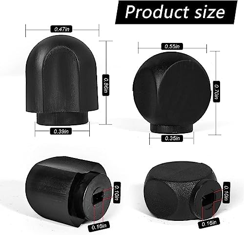 Speed Control Knob Replacement Part for KitchenAid Stand Mixer A Set of 2 Pieces Black Plastic New OEM Quality Lock Lever Knobs