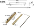 Guitar Nut Electric Guitar Brass Nut 42mm Height Adjustable Brass Guitar Nut 6 String Electric guitar Replacement Parts