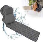 Extra Thick Full Body Bath Pillows for Bathtub- Luxury Bath Cushion for Head, Neck and Back Support, Soft Bath Pillow for Tub, Comfort Relaxation Spa Gifts Bathtub Accessories for Women