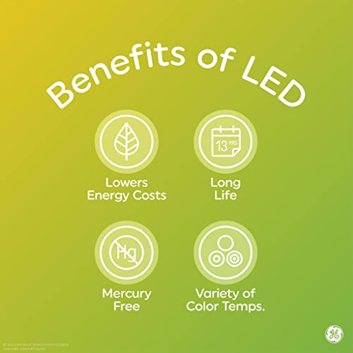 GE Relax LED Light Bulbs, 60 Watt, Soft White, A19 Bulbs, Great Christmas Gifts for Men, Holiday Gift for Women, Perfect Dad Gifts (4 Pack)