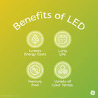 GE Relax LED Light Bulbs, 60 Watt, Soft White, A19 Bulbs, Great Christmas Gifts for Men, Holiday Gift for Women, Perfect Dad Gifts (4 Pack)