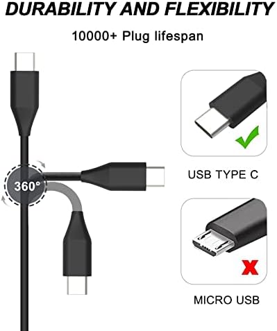 Universal 45W USB C Laptop Charger : Chromebook Charger USB-C,Replacement for HP Asus Samsung Acer Lenovo Dell Google Chromebook Charger,Fast Charging Type C AC Adapter Power Cord
