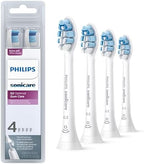 Philips Sonicare Optimal Gum Care Replacement Toothbrush Heads, HX9034/65, BrushSync™ Technology, White 4-pk