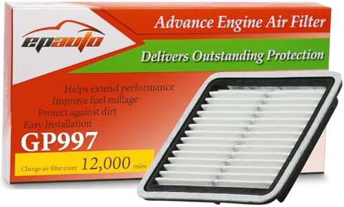 EPAuto GP997 (CA9997) Replacement for Subaru Panel Engine Air Filter for Impreza (2008-2016),Legacy(2005-2019),Outback(2005-2019),WRX(2015-2018),Forester(2009-2018),Tribeca(2008-2014)