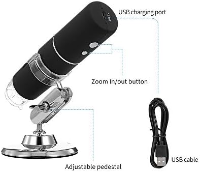 Digital Microscope HD 1080P Handheld Microscope with 8 LED Light Replacement for/Android//Windows/MAC