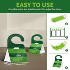 Carmelie Pantry Moth Traps, Moth Traps with Pheromones Prime, 10 Moth Traps for Meal Moth Killer, Sticky Glue Flies Pest Food and Cupboard Moth Killer, Hook Design for Indoor Kitchen Closet, Non-toxic