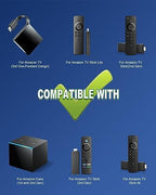 New DR49WK B PE59CV Replacement Voice Remote for Amazon TVs Stick (2nd Gen/3rd Gen/Lite/4K) for Amazon TVs Cube (1st Gen/2nd Gen, and Later) for Amazon TVs (3rd Gen, Pendant Design) (PE59CV)