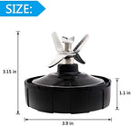 2 PACKS 7 FINS Extractor Blades Replacement Part Bottom Blade for Ninja Blender for Nutri Ninja Auto iQ BL642 NN102 BL682 BL2013 and More