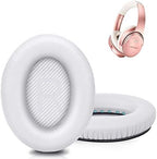 Premium Replacement Ear Pads Compatible for Bose QC35 & QC35ii Over-Ear Headphones Made by GEVO- Comfortable Adaptive Memory Foam and Extra Durable Earpads Kit for Bose QuietComfort 35 &35ii(White)
