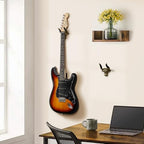 Adowes Guitar Wall Mount 1 Pack, Guitar Hanger Wall Mount Cast Iron, Guitar Holder for Wall, Guitar Accessories for Acoustic, Electric Guitar, Bass, Ukulele, Guitar Stand Wall, Men's Guitar Gifts