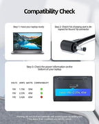 AC Charger Replacement for Asus L203MA L203M L203 L406MA L406M L406 L402 L402S L402SA L402M L402MA L402WA L402W L402 L402WA-EH21 Vivobook Laptop Power Supply Adapter Cord