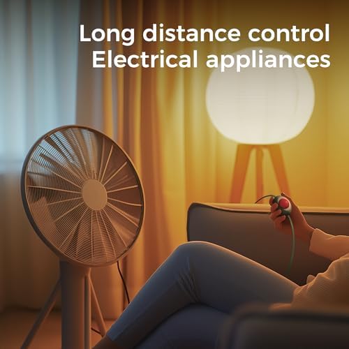 Foot Pedal Switch, TESSAN Extension Cord with ON/Off Switch, 3 Outlet,10FT, Push Button Extension Cord 1250W, Suitable for Lamps Appliances and Lighting Accessories, Christmas Tree Floor Lamp