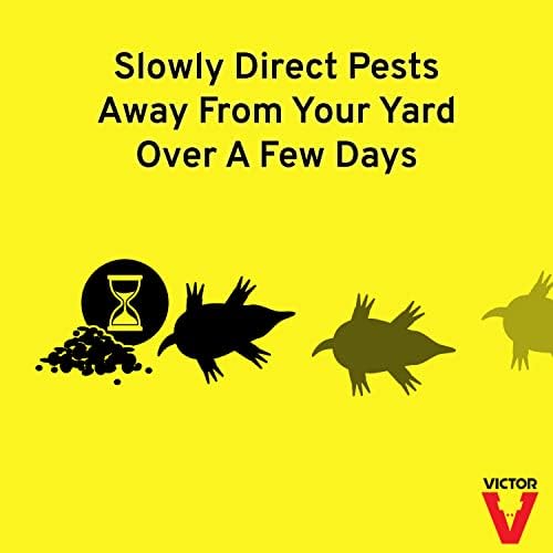 Victor M7002-2 Mole, Gopher, Vole, and Other Burrowing Animals Outdoor Repellent,Yellow 10 Pound (Pack of 2)