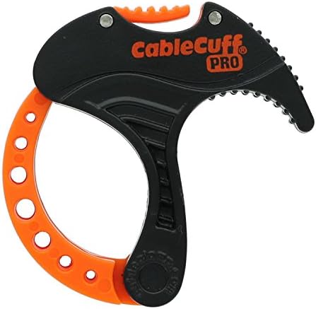 Cable Cuff PRO (5 Pack: 5x Small 1 Inch Diameter) Adjustable, Reusable, Cable Tie Replacements for Extension Cords or Electronics