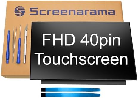 SCREENARAMA New Screen Replacement for Dell Inspiron 15 3520 P112F (FHD 40pin Touch IPS) LCD LED Display with Tools and Tape