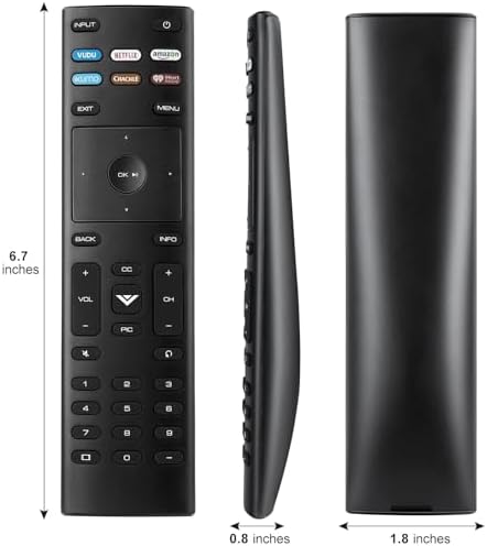 Remote for Vizio Smart TV Remote, 2-Pack Universal Replacement Control for Vizio Remote, Control for Vizio TV Remote Compatible for VIZIO All LED LCD HD 4K UHD HDR Smart TV