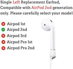 Single Left Replacement Earbud Compatible with Airpod 2nd Generation，Left Side Replacement Earbud Only,Model A2031，No Charging Case