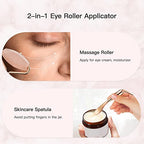 Tekson Face Massager Roller, 2-in-1 Jade Roller Facial Sculptor, Skin Care Tool for Skin Tightening, Anti-Aging, Reduce Puffiness/Wrinkles, Improve Facial Contour, Promote Lymphatic Drainage
