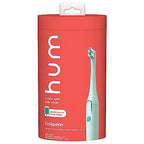 hum by Colgate Smart Electric Toothbrush Kit, Rechargeable Sonic Toothbrush with Travel Case & Bonus Replacement Brush Head, Teal(Discontinued/no refill heads available)