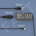 Universal 65W 45W USB C Laptop Charger-Replacement for Lenovo Thinkpad/Yoga/Chromebook,HP Acer Asus Samsung Mac book pro Dell Chromebook Latitude xps 13 Series,Fast Type C AC Adapter Power Cord Supply