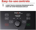 Instant Pot Vortex 5.7QT Air Fryer With Accessories, Custom Smart Cooking Programs, 4-in-1 Functions that Crisps, Roasts, Bakes and Reheats, 100+ In-App Recipes, from the Makers of Instant Pot, Black