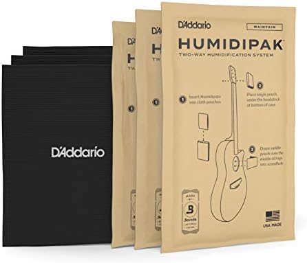 D'Addario Accessories Guitar Humidifier System - Humidipak Maintain Kit - Automatic Humidity Control System - Maintenance-Free, Two-Way Humidity Control System For Guitars