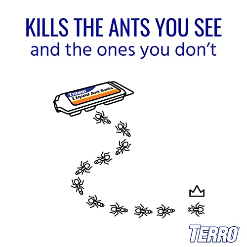 Terro T324B 4-Pack Liquid Ant Baits, Orange