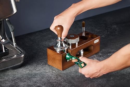 resin green 54mm bottomless portafilter for Breville Barista Express(BES870) Pro Touch Bambino Infuser Duo Temp Espresso Accessories Includes Naked Basket Stainless Steel