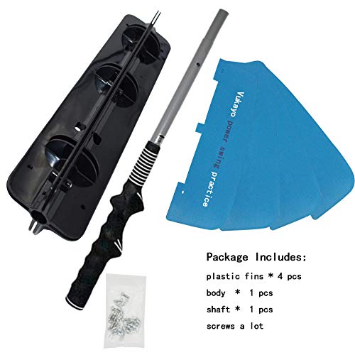 Vukayo Golf Power Resistance Trainer,Golf Swing Training aid Fan for Golf Power Swing (Blue)