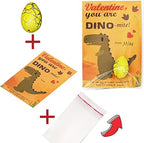Valentines Day Gifts for Kids, Valentines Day Cards for Kids, Set of 30 Dinosaur Eggs Hatching Dino Egg Grow in Water, Valentine Exchange for Toddlers Girls Boys School Class Classroom Party Favors