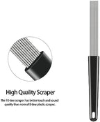 EASTROCK Guiro Scraper Latin Percussion Comb-Style Scraper 12 Inch Professional Scraper Replacement for Various Percussion Instruments 2 Packs
