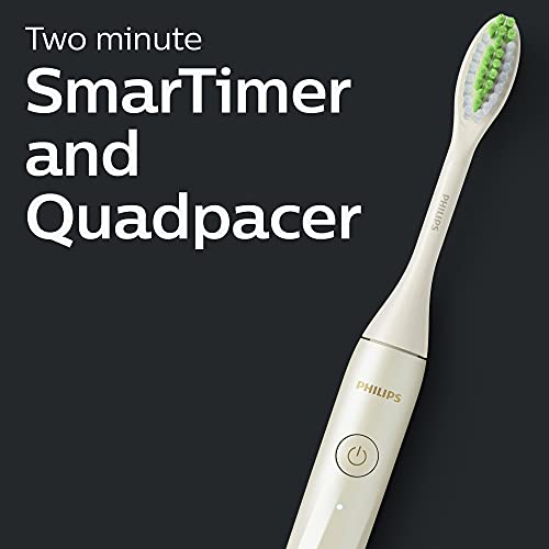 Philips One by Sonicare Rechargeable Toothbrush, Snow, HY1200/27