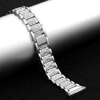 Bling Bands Compatible with fitbit Sense 2/Sense/Versa 4/Versa 3, Women Replacement Wristbands Dressy Luxurious Bracelet for Ladies